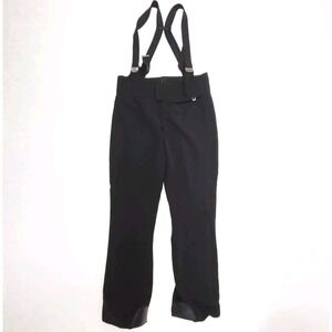 Vintage ROFFE Skiwear Men's Size 36 R Snow Suit Bib Ski Pants‎ Black Style 4130